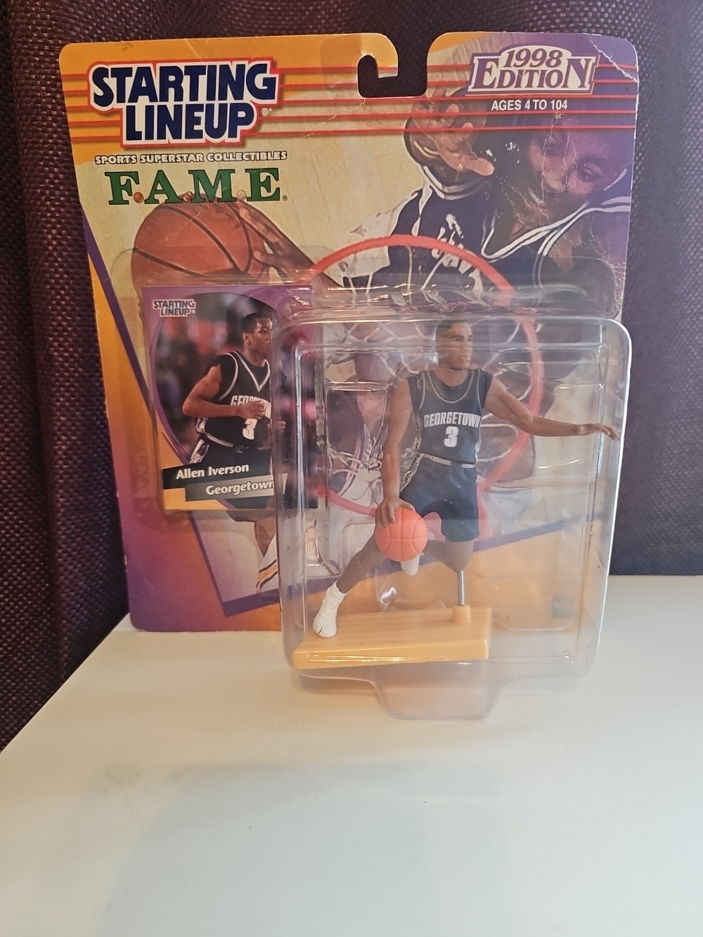 Hasbro Starting Lineup Basketball Figure - Blue, White